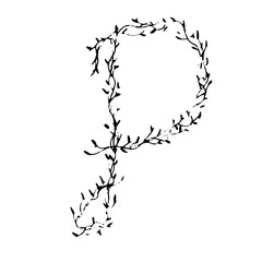 letters with a natural theme