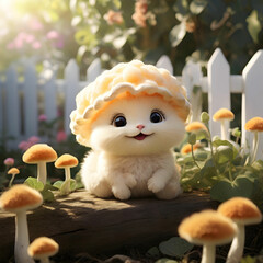 little white mushroom