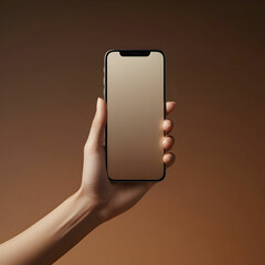 smartphone in hand