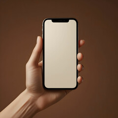 hand holding smart phone