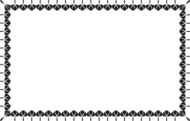 Minimal Floral Leaf Border Frame