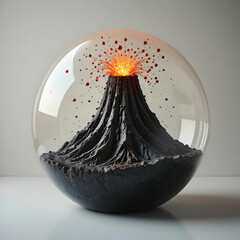 glass vase with flower