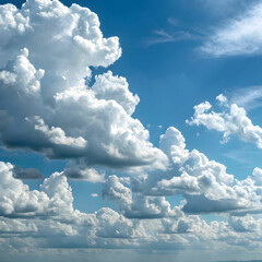 blue sky with clouds