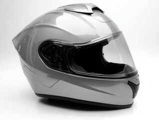Ahelmet on a white background