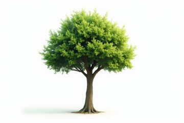 Fototapeta premium big tree isolate on white background