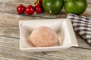 Japanese rice dessert mochi cake