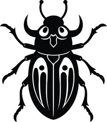 vector illustration of a bug