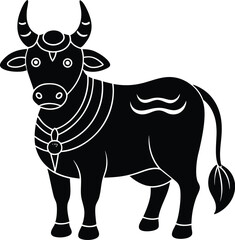 vector illustration of a rhinoceros