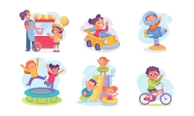 Discover the Joyful Activities of Children Captured in Vibrant and Colorful Illustrations