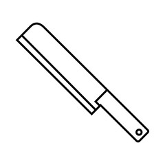 Kitchen knife icon vector. Cook knife illustration sign. Chef symbol. Cook logo.