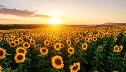 field of sunflowers