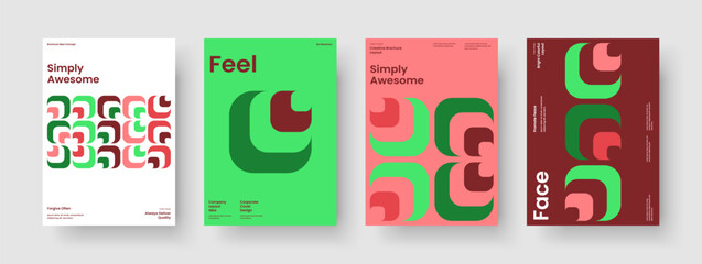 Abstract Business Presentation Layout. Isolated Brochure Design. Geometric Flyer Template. Background. Book Cover. Banner. Report. Poster. Catalog. Advertising. Brand Identity. Notebook. Newsletter