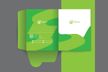 creative presentation folder template