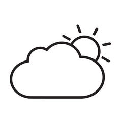 weather partly cloudly icon
