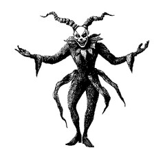 Dark Aesthetic Dithering Graphic Element