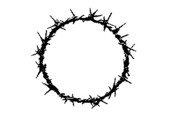 Dark Aesthetic Dithering Graphic Element