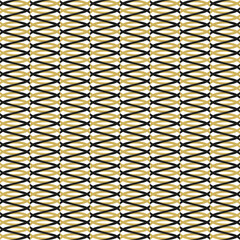 Geometric mesh pattern. Abstract linear grid. Beige yellow background. Vector structure shape.