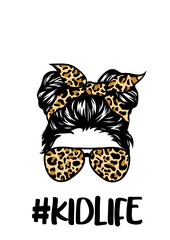 Kid Life Daughter Leopard 