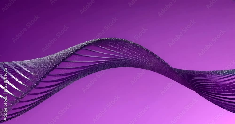 Aufkleber abstract purple wave design with flowing lines creating a sense of motion and depth