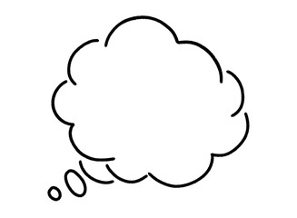 手書き吹き出し シンプル