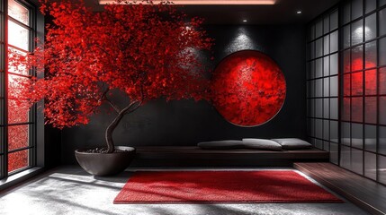 Red Tree, Zen Interior Design