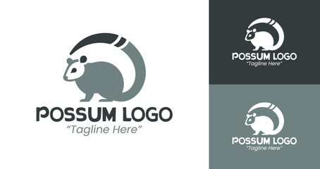Modern and Professional Possum Logo Design for Business Branding