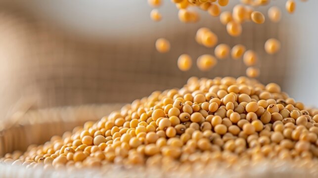 A close-up of the natto fermentation process.