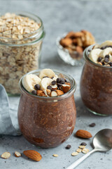 chocolate gluten free overnight oats