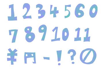 数字イラストセット