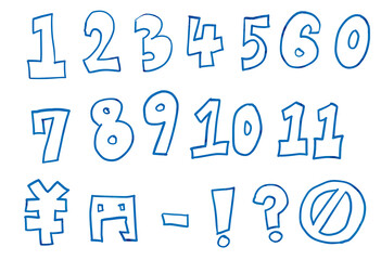 数字イラストセット