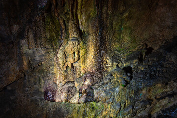 stalactite in the cave