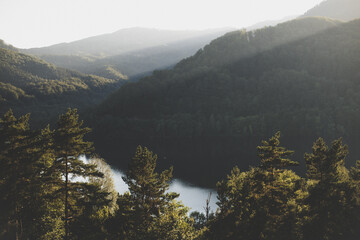 lake in the mountains