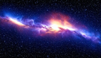 Space background featuring a vivid, realistic nebula and glowing stars scattered across the colorful cosmos. Radiant stardust floats through deep space, creating a dynamic, mesmerizing scene ideal for