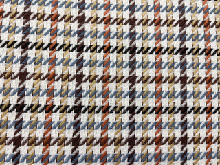 Seamless checkered plaid fabric texture as a background