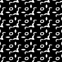 Vector monochrome seamless pattern. Abstract texture for fabric print, card, table cloth, furniture, banner, cover, invitation, decoration, wrapping.seamless repeating pattern.Black and white color.