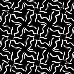 Vector monochrome seamless pattern. Abstract texture for fabric print, card, table cloth, furniture, banner, cover, invitation, decoration, wrapping.seamless repeating pattern.Black and white color.