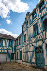 France, Europe: the fairy tales skyline of Rouen, a well-preserved medieval town, capital of Normandy, known for its picturesque, half-timbered houses and charming atmosphere