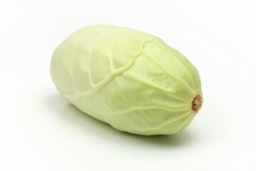 Fototapeta premium Fresh ripe cabbage vegetable isolated on a white background