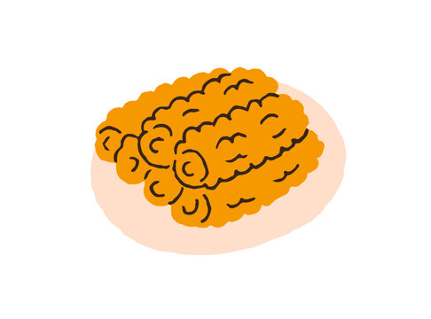Corn cobs, cooked and served on plate. Sweet maize, boiles sweetcorn stacked. Corncobs, healthy vitamin seasonal vegetable with yellow kernels. Flat vector illustration isolated on white background
