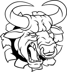 Bull Minotaur Longhorn Monster Cow