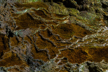 stalagmite in the cave