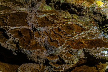 stalagmite in the cave