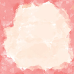 Obraz premium Watercolor with valentine concept design