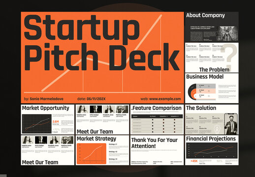 Startup Pitch Deck Presentation Template