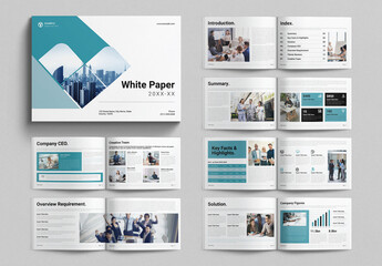 White Paper Template Landscape