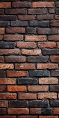 Obraz premium Sturdy Brickwork Surface with Old Distressed Wall Texture for Rustic Backgrounds and Design Elements
