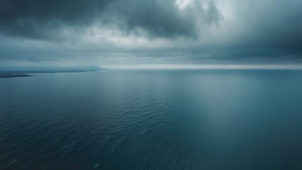 Fototapeta premium A very good looking Aerial Sea Landscape