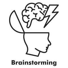 Brainstorming Outline Icon