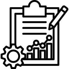 Improvement Plan line icon
