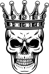 Royal Skull with Crown.eps
